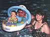 My first time in a swimming pool