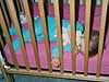 Fast asleep in the crib