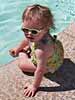 Lounging by the pool