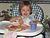 Eating at my birthday party